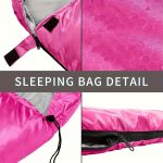NNETM Sleeping Bag Lightweight All-Season for Adults - Image 3
