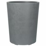 Plant pot Deroma Grey Plastic Circular Cylinder