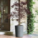 Plant pot Deroma Grey Plastic Circular Cylinder - Image 5