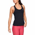 Tank Top Women Under Armour Racer Tank Black - Image 6