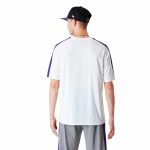 Men’s Short Sleeve T-Shirt New Era NBA Colour Block LA Lakers White - Image 6