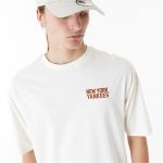 Men’s Short Sleeve T-Shirt New Era  WORDMARK OS TEE NEYYAN 60435536  White (S) - Image 4