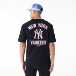 Men’s Short Sleeve T-Shirt New Era  WORDMARK OS TEE NEYYAN 60435524  Black - Image 3