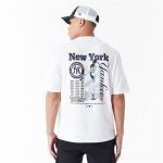 Men’s Short Sleeve T-Shirt New Era MLB PLAYER GRPHC OS TEE NEYYAN 60435538 White (S) - Image 7