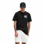 Men’s Short Sleeve T-Shirt Vans Next Stop Ss Black (M)