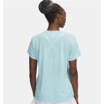 Women’s Short Sleeve T-Shirt Under Armour Tech Sky blue - Image 5
