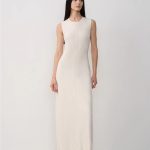 Fireladyfur Women's Merino Wool Knit Dress"Island Letters"