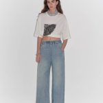 "Dream Street" Cool Lyocell Denim Drape Relaxed Elastic Waist Straight Leg Wide Leg Pants Summer