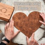 NNETM 20 Reasons Why I Love You Wooden Heart Puzzle - Image 3