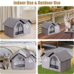 Cat Dog Bed House for All-Season Comfort Shelter - Image 4