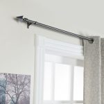 Extendable Charcoal Grey Metal Curtain Pole - Arrow Finial - 36-66", 66-120" - Image 3