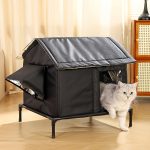 NNETM Four Seasons Outdoor Cat Shelter with Ice Box - Image 2