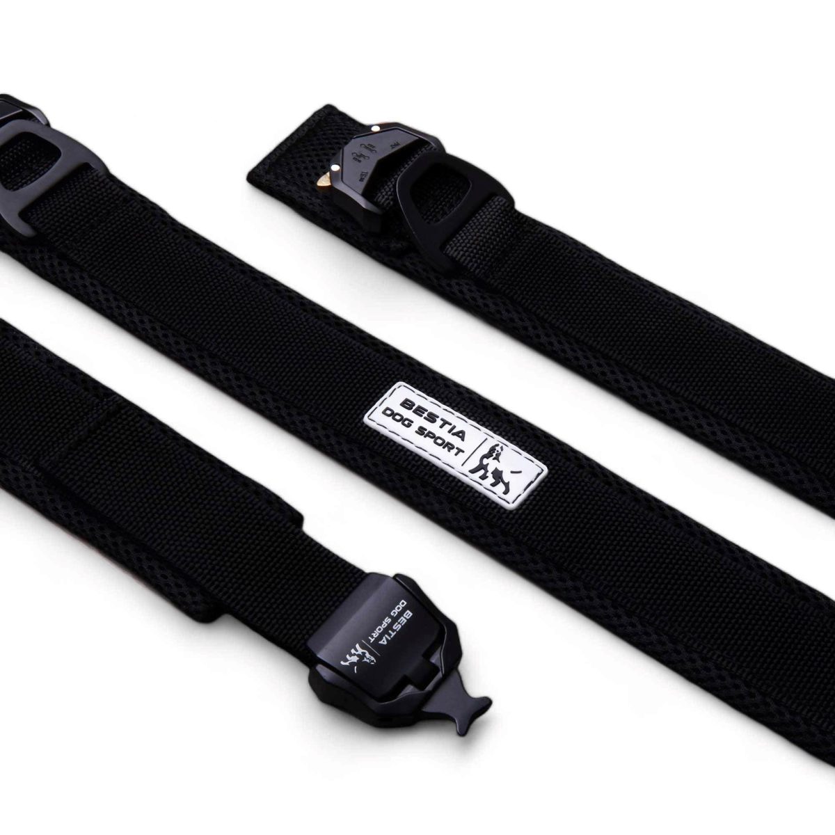 BESTIA DOG SPORT FAST RELEASE COLLAR BLACK - Image 1