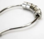 Navy Blue Organic Cotton Waffle Shower Curtain | Mold Resistant | Quick Dry - Image 4