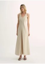 High Density Modal Mulberry Silk Insert U-neck Vest Dress"Simple Love" - Image 8