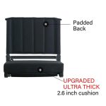 Portable Outdoor Stand Sports Seat with Back Support and Wide Cushion - Image 3