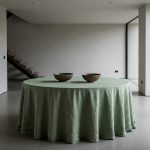 Sage Green Linen Tablecloth - Organic Flax - Natural Table Cover - Image 3
