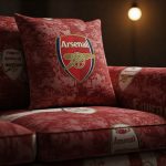 Arsenal FC Cushion Cover: 45x45cm Pure Cotton - Home Decor & Gifts - Image 3