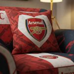 Arsenal FC Cushion Cover: 45x45cm Pure Cotton - Home Decor & Gifts - Image 2