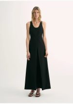 High Density Modal Mulberry Silk Insert U-neck Vest Dress"Simple Love" - Image 2