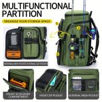 Fishing Backpack with Rod Holder & Tackle Box - Image 2