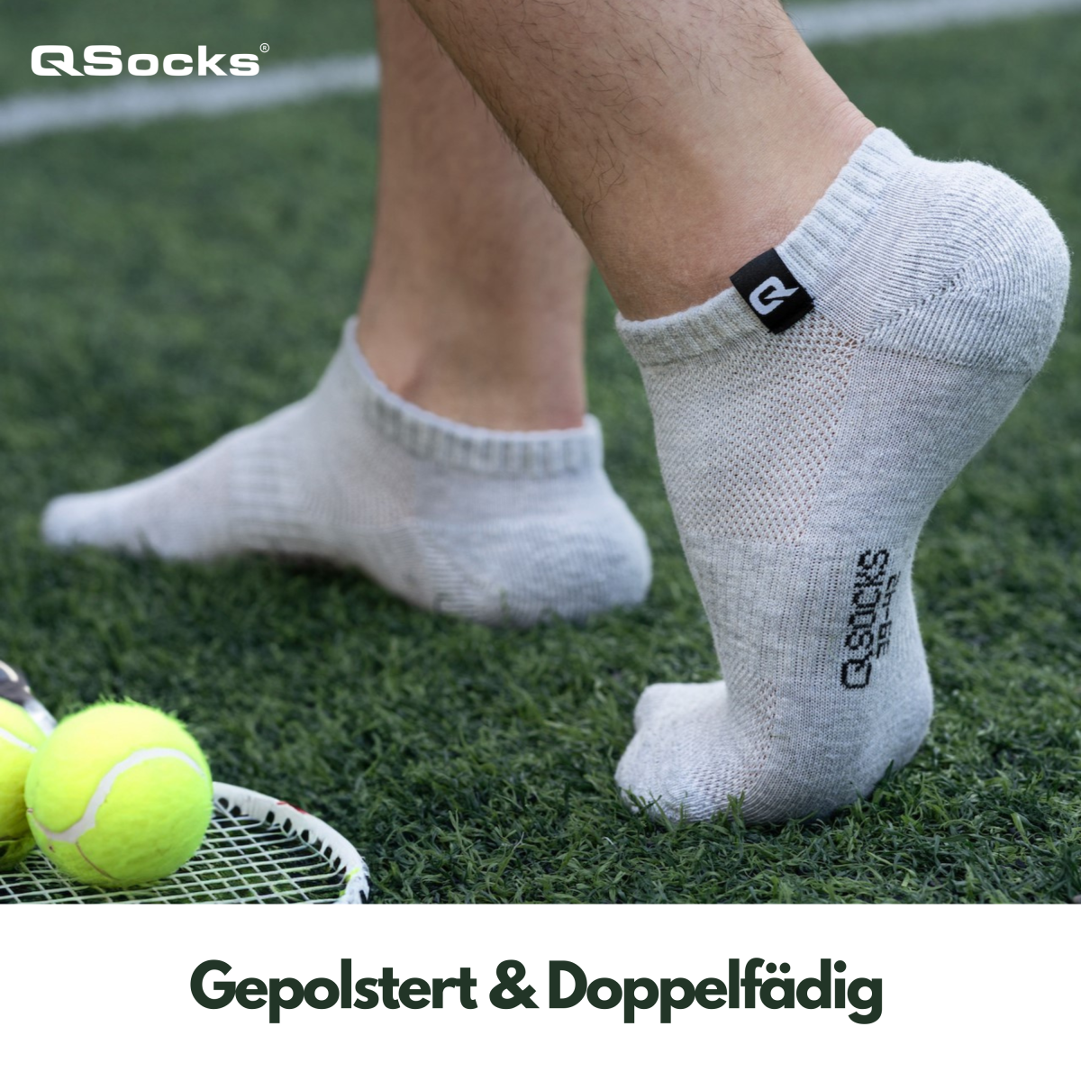 Sneaker Socken gepolstert für Damen & Herren 6X Paar - Image 3