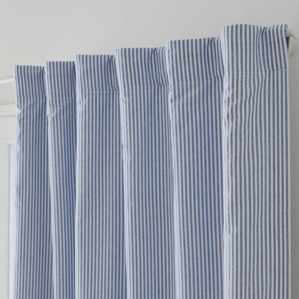Oxford Stripe Linen Curtains | Standard & Made to Measure | Light Filtering or Blackout Liners - Image 18