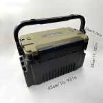 Double-Layer Outdoor Storage Box with Adjustable Dividers - Image 3