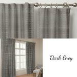 Modern Geometric Triangle Organic Cotton Curtains - Light Filtering & Blackout Options - Image 4