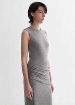 Ice silk wool blend dress with adjustable waistline, hip-flattering design, slim fit for a figure-slimming effect - Image 2