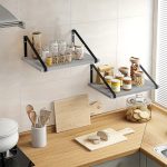 Rustic Wooden Wall Mounted Floating Shelf Set (2pcs) - Image 5