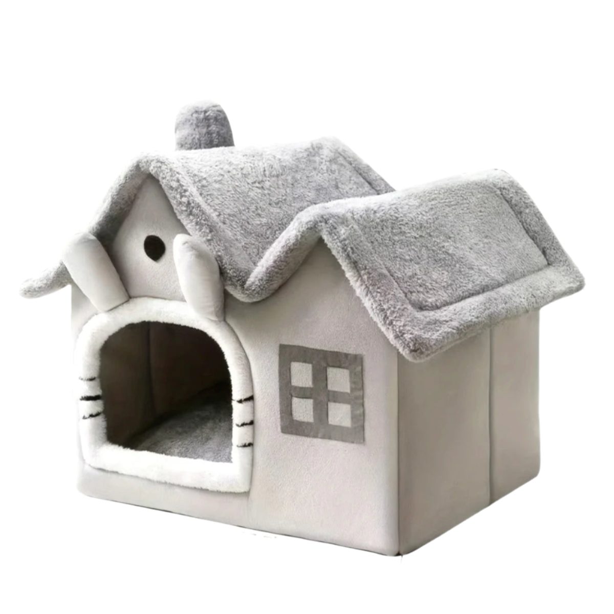 Classic Soft Cat House Bed for Small Pets - Image 1