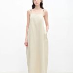 "Island Walk" Cotton Beaded Sling Dress