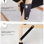 Foldable Wooden Camping Chair - Beech Black - Image 5