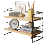 Two tiers of organization await you with our desktop rack