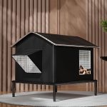 NNETM Four Seasons Outdoor Cat Shelter with Ice Box - Image 4