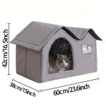 Cat Dog Bed House for All-Season Comfort Shelter - Image 5