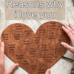 NNETM 20 Reasons Why I Love You Wooden Heart Puzzle - Image 2