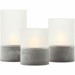 LED Candle Brilliant Grey Plastic - Image 2