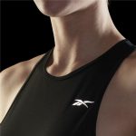 Tank Top Women Reebok Running Essentials Black - Image 3