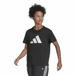 Men’s Short Sleeve T-Shirt Adidas Future Icons Black - Image 7