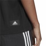 Men’s Short Sleeve T-Shirt Adidas Future Icons Black - Image 3