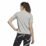 Women’s Short Sleeve T-Shirt Reebok Tape Pack Grey - Image 6
