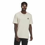 Men’s Short Sleeve T-Shirt Adidas Essentials Feelcomfy White - Image 7