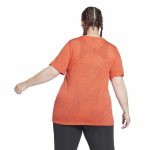 Women’s Short Sleeve T-Shirt Reebok Burnout Orange - Image 6