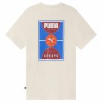 Men’s Short Sleeve T-Shirt Puma Chilli Powder White - Image 3