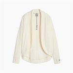 Women's Sports Jacket Puma Studio Unwind Long C White - Image 5