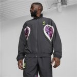 Tracksuit for Adults Puma AC Milan Woven Grey Dark grey - Image 8