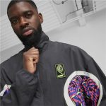 Tracksuit for Adults Puma AC Milan Woven Grey Dark grey - Image 5