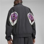 Tracksuit for Adults Puma AC Milan Woven Grey Dark grey - Image 4